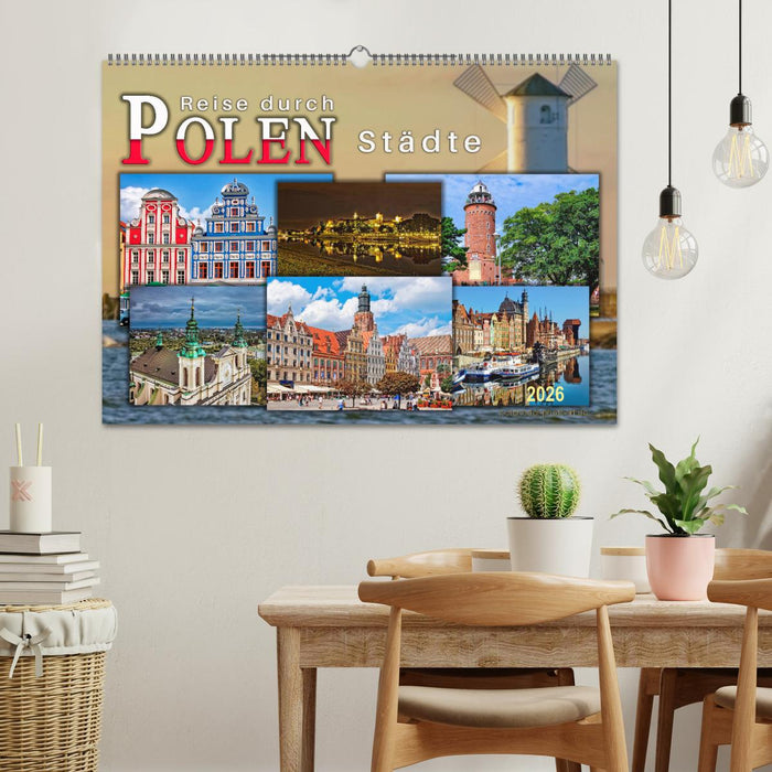 Reise durch Polen – Städte (CALVENDO Wandkalender 2026)