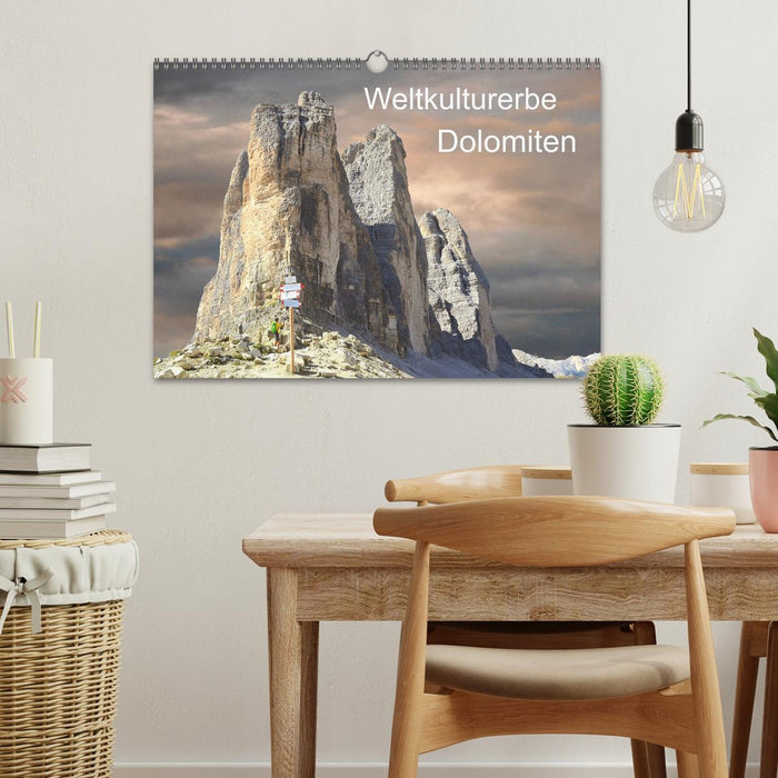 Weltkulturerbe Dolomiten Süd Tirol (CALVENDO Wandkalender 2026)