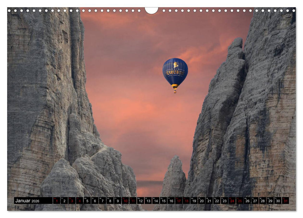 Weltkulturerbe Dolomiten Süd Tirol (CALVENDO Wandkalender 2026)