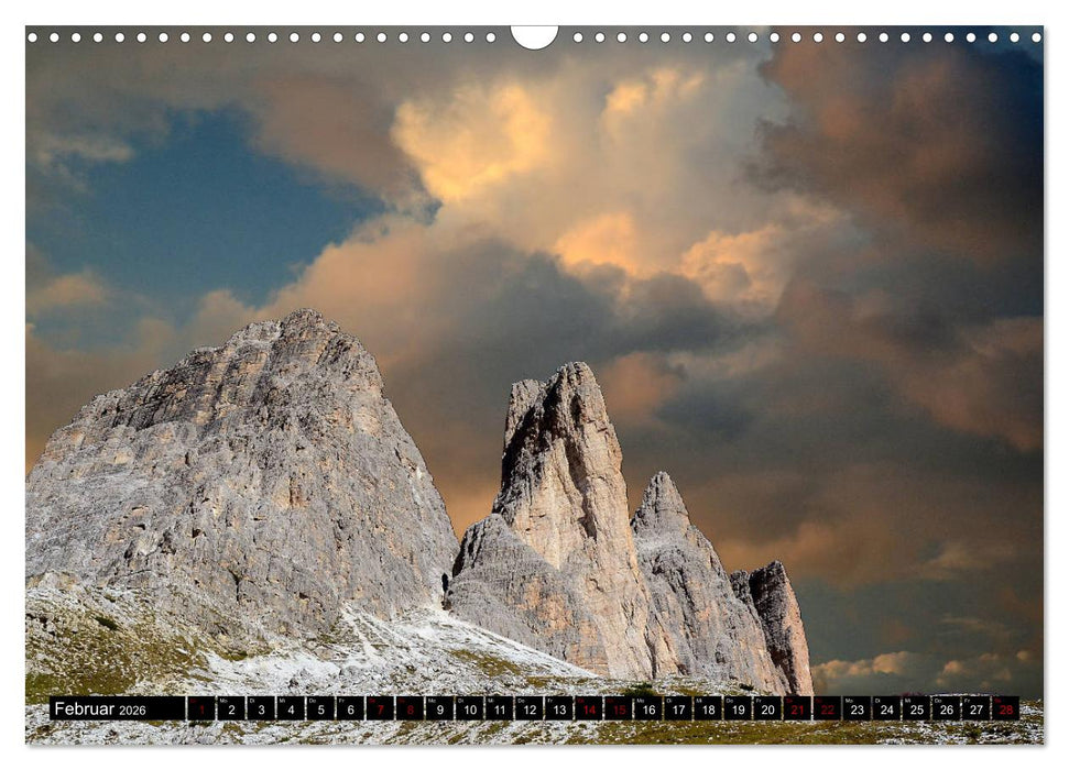 Weltkulturerbe Dolomiten Süd Tirol (CALVENDO Wandkalender 2026)
