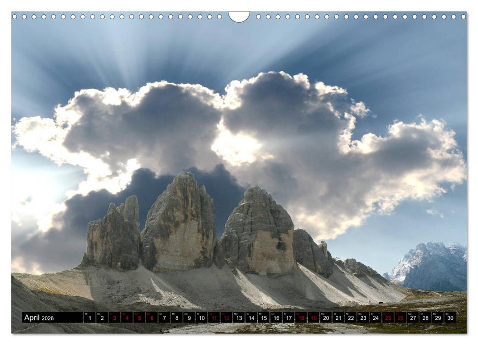 Weltkulturerbe Dolomiten Süd Tirol (CALVENDO Wandkalender 2026)