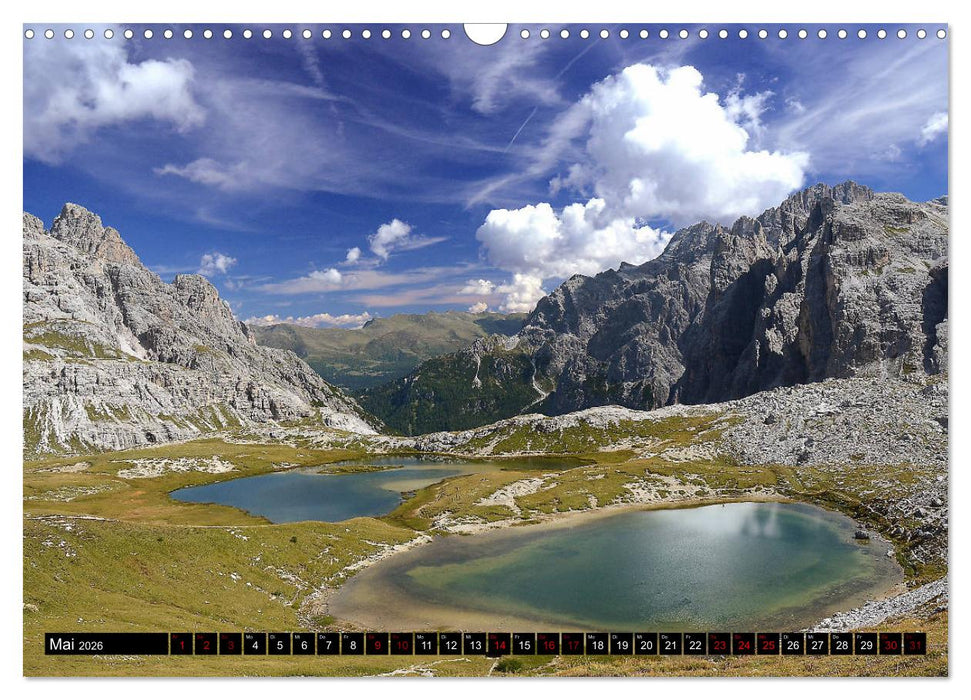 Weltkulturerbe Dolomiten Süd Tirol (CALVENDO Wandkalender 2026)