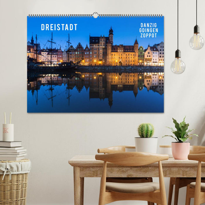 Dreistadt - Danzig, Gdingen, Zoppot (CALVENDO Wandkalender 2026)
