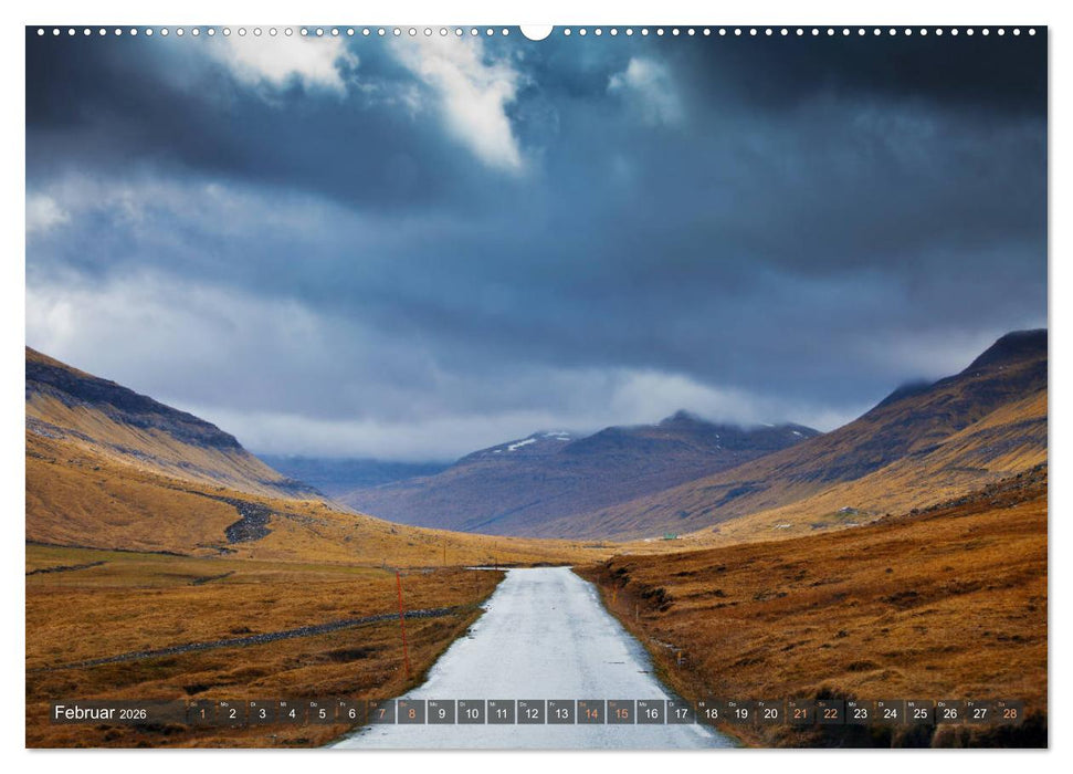 Färöer Inseln - Raue Landschaften im Atlantik (CALVENDO Wandkalender 2026)