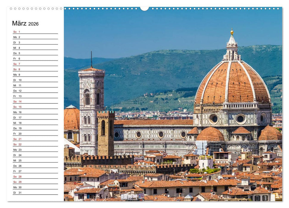 Impressionen aus FLORENZ (CALVENDO Wandkalender 2026)