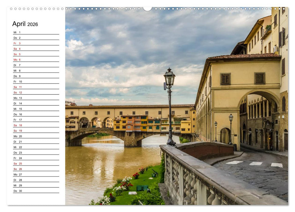 Impressionen aus FLORENZ (CALVENDO Wandkalender 2026)