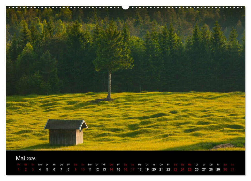 Bayerische Landschaften (CALVENDO Wandkalender 2026)