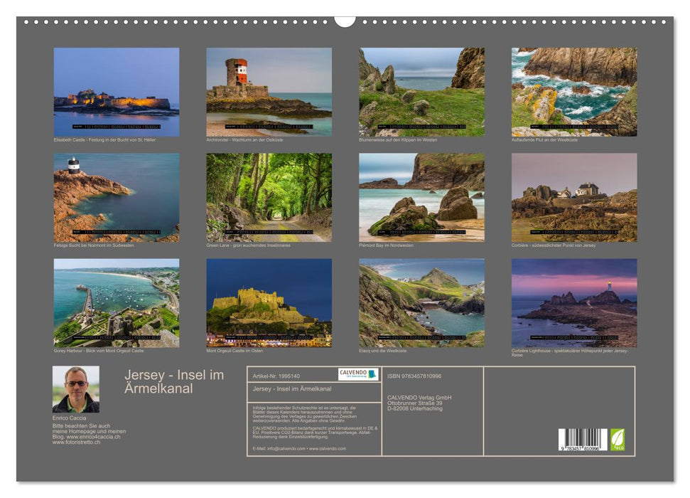 Jersey - Insel im Ärmelkanal (CALVENDO Wandkalender 2026)