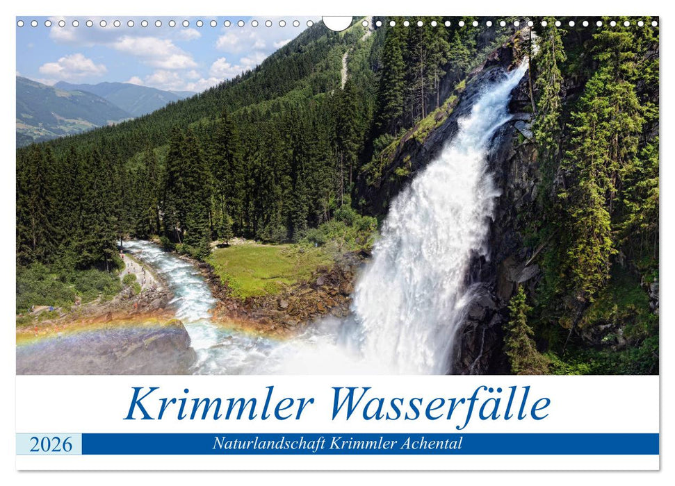 Krimmler Wasserfälle - Naturlandschaft Krimmler Achental (CALVENDO Wandkalender 2026)