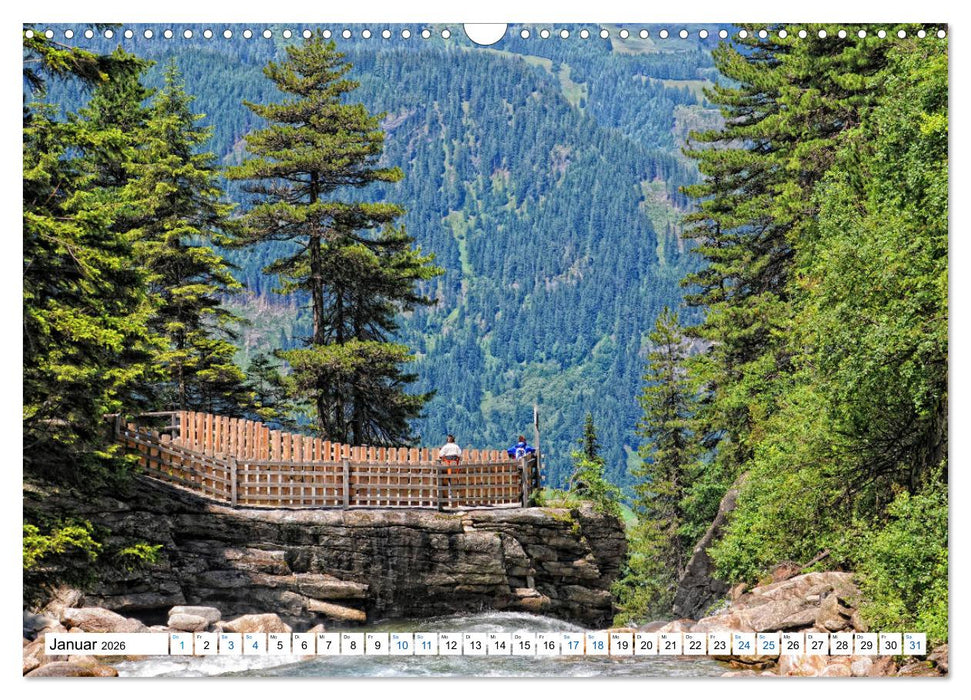 Krimmler Wasserfälle - Naturlandschaft Krimmler Achental (CALVENDO Wandkalender 2026)