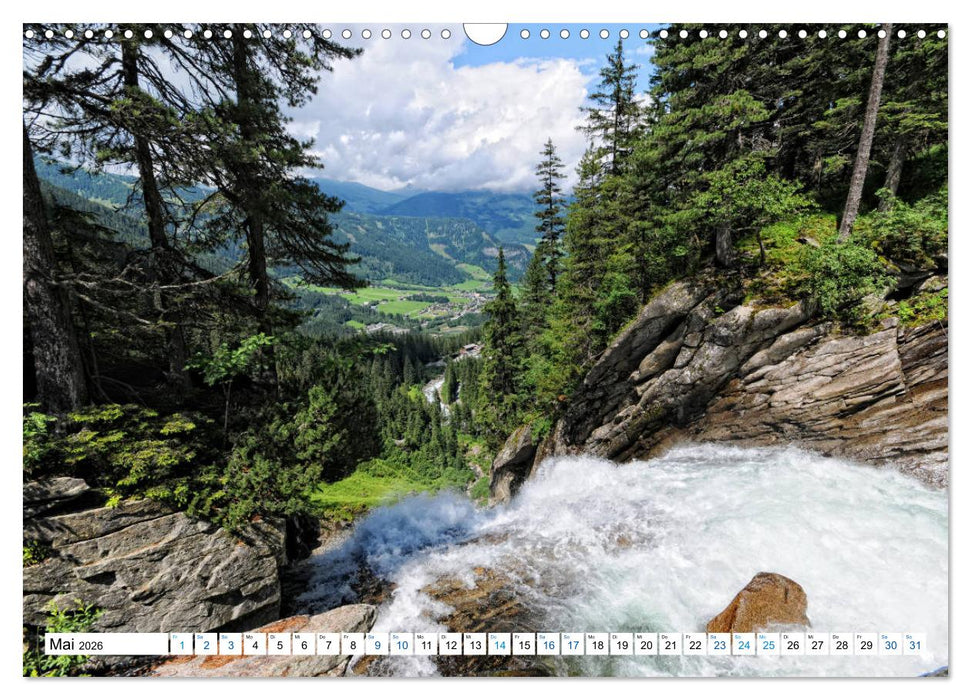 Krimmler Wasserfälle - Naturlandschaft Krimmler Achental (CALVENDO Wandkalender 2026)