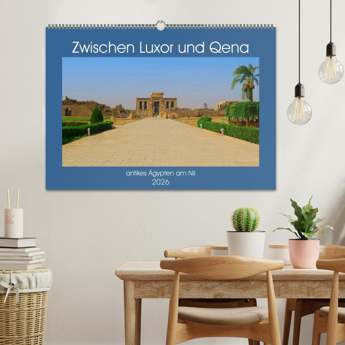 Zwischen Luxor und Qena - antikes Ägypten am Nil (CALVENDO Wandkalender 2026)