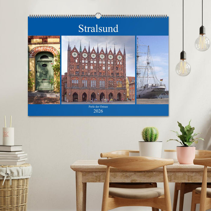 Stralsund - Perle der Ostsee (CALVENDO Wandkalender 2026)