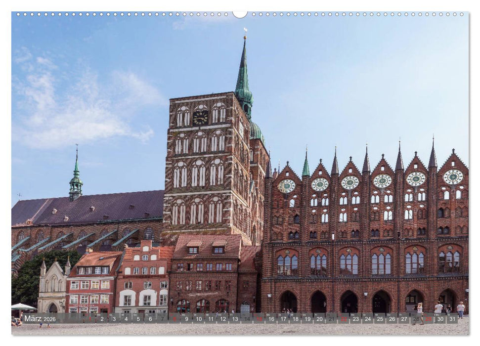 Stralsund - Perle der Ostsee (CALVENDO Wandkalender 2026)