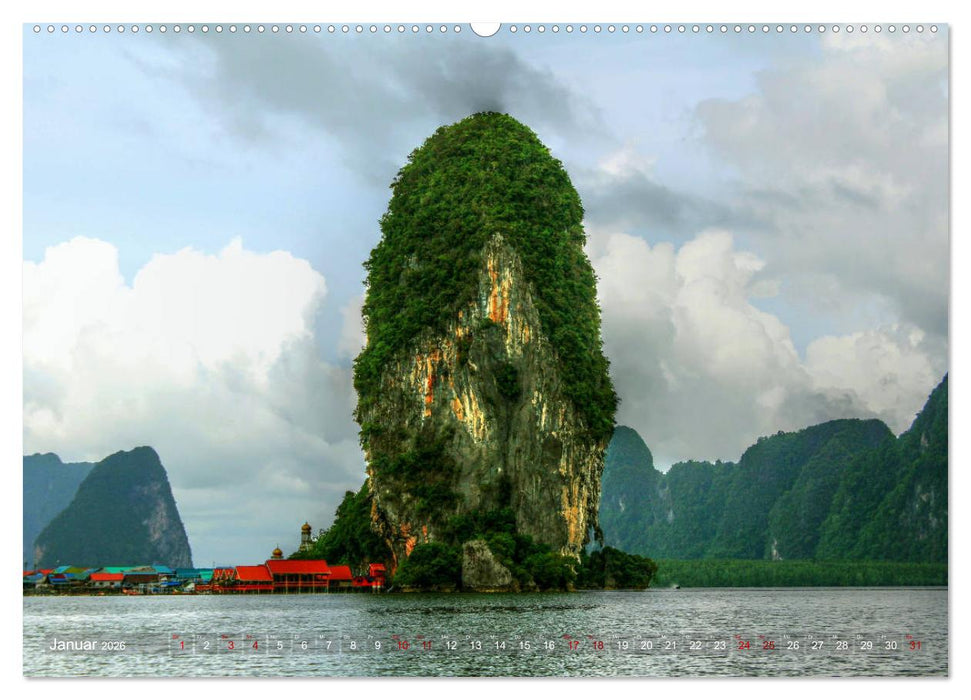 Thailands Süden (CALVENDO Wandkalender 2026)