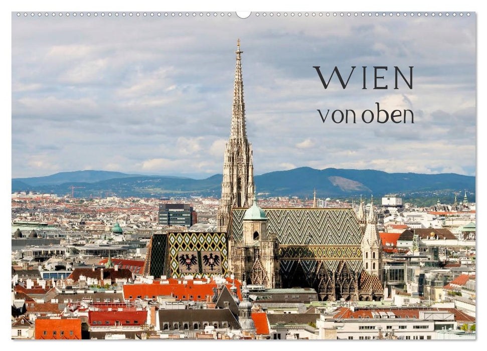 WIEN von oben (CALVENDO Wandkalender 2026)