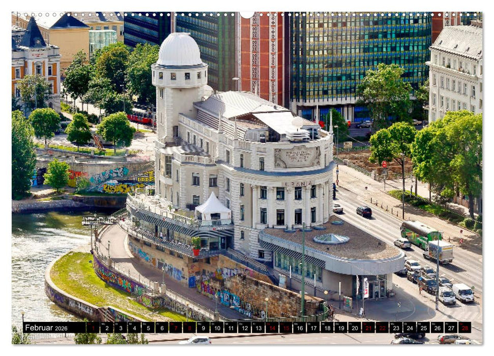 WIEN von oben (CALVENDO Wandkalender 2026)