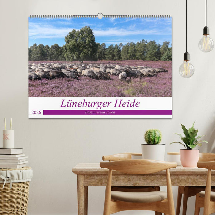 Lüneburger Heide - Faszinierend schön (CALVENDO Wandkalender 2026)