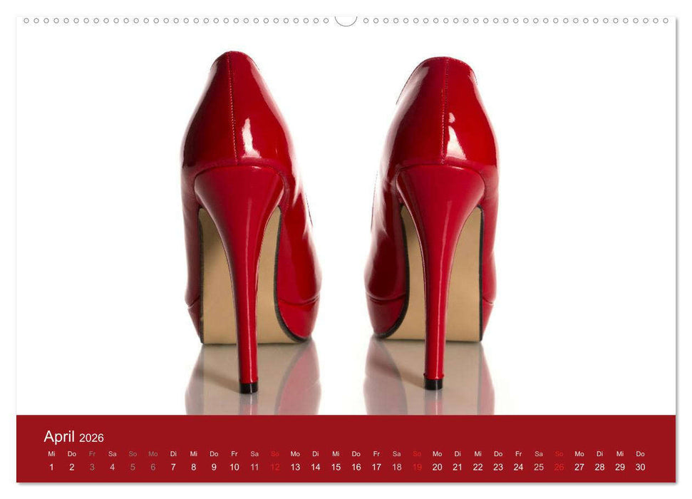Farbenfrohe High Heels (CALVENDO Wandkalender 2026)