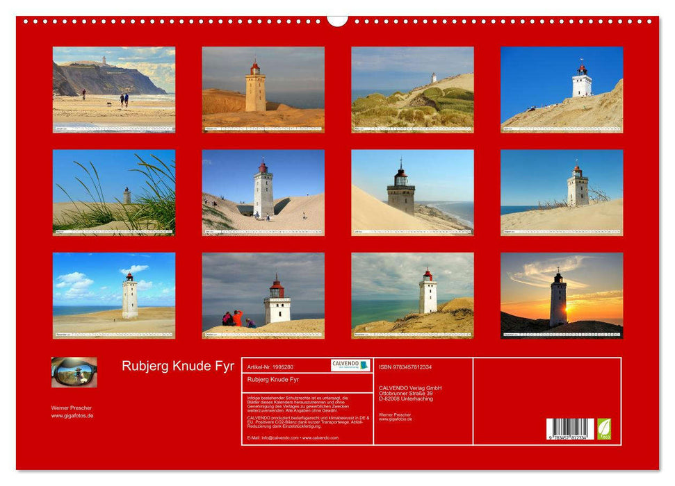 Rubjerg Knude Fyr (CALVENDO Wandkalender 2026)
