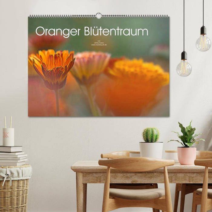 Oranger Blütentraum (CALVENDO Wandkalender 2026)