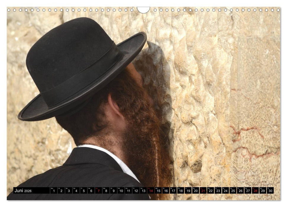 Jerusalem, die heilige Stadt (CALVENDO Wandkalender 2026)