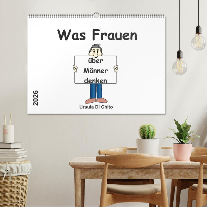 Was Frauen über Männer denken (CALVENDO Wandkalender 2026)