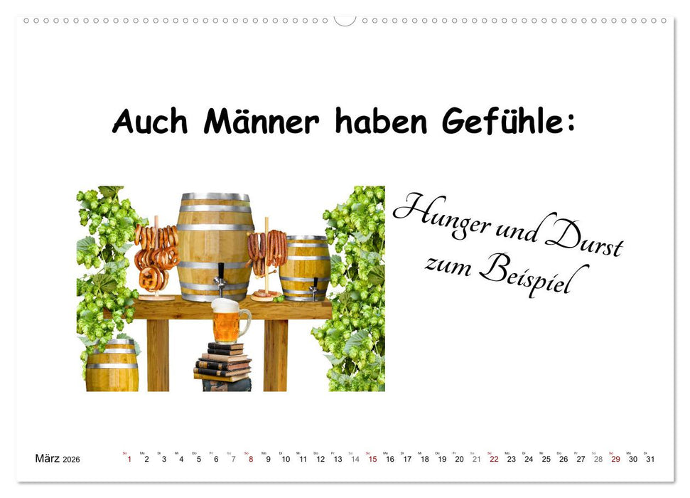 Was Frauen über Männer denken (CALVENDO Wandkalender 2026)