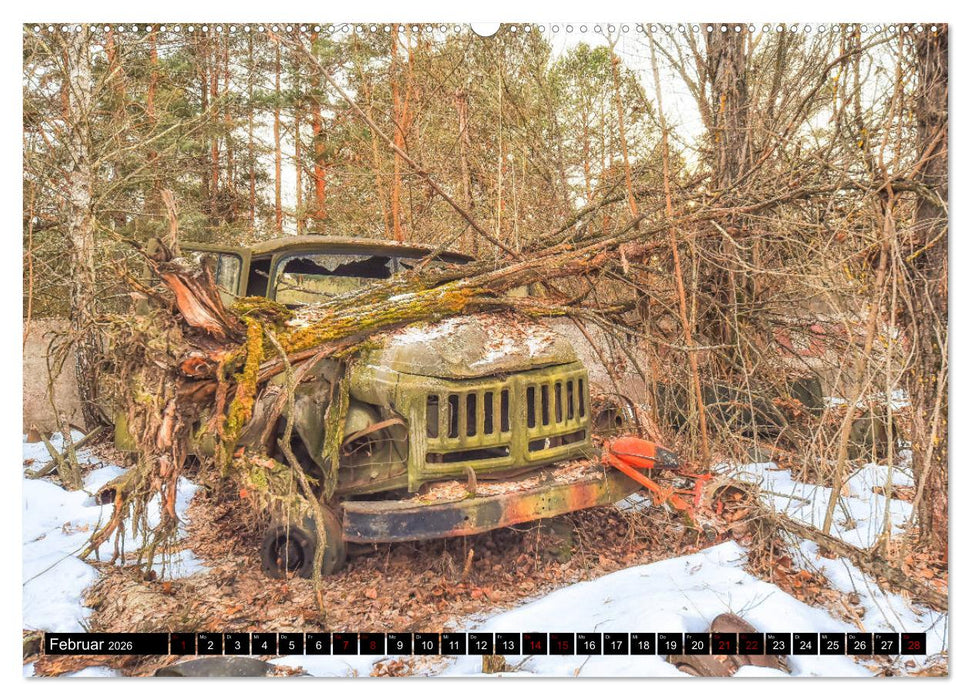 Tschernobyl - Prypjat - Die radioaktive Geisterstadt (CALVENDO Wandkalender 2026)
