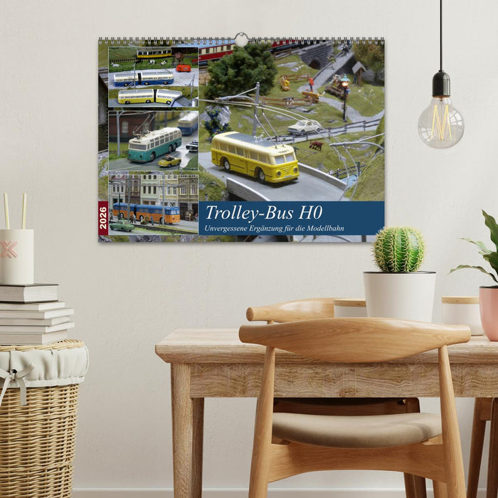 Trolley-Bus H0 (CALVENDO Wandkalender 2026)