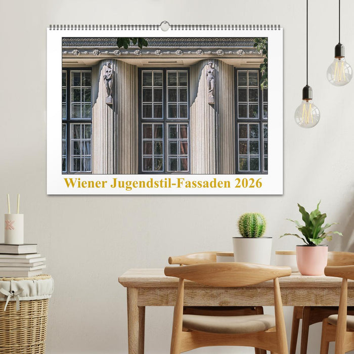 Wiener Jugendstil-Fassaden (CALVENDO Wandkalender 2026)