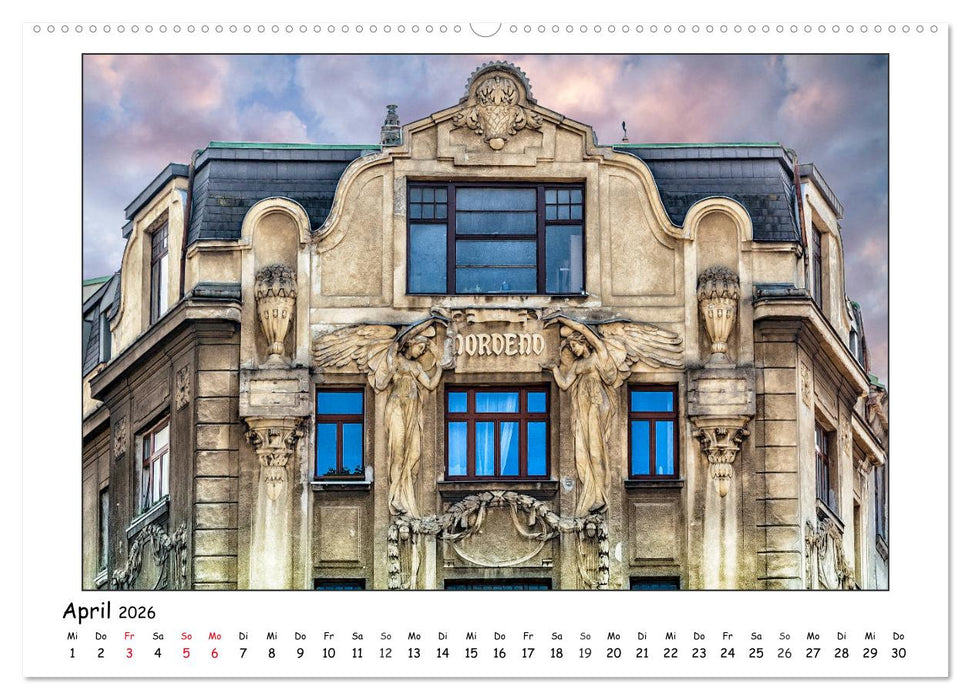 Wiener Jugendstil-Fassaden (CALVENDO Wandkalender 2026)