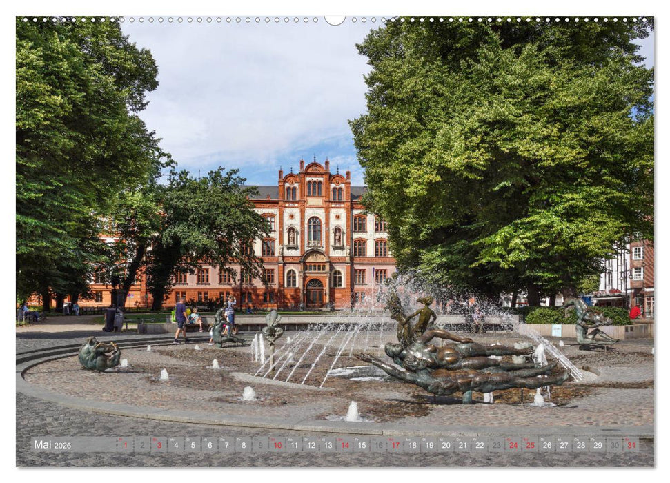 Rostock und Warnemünde - Tor zur Welt (CALVENDO Wandkalender 2026)