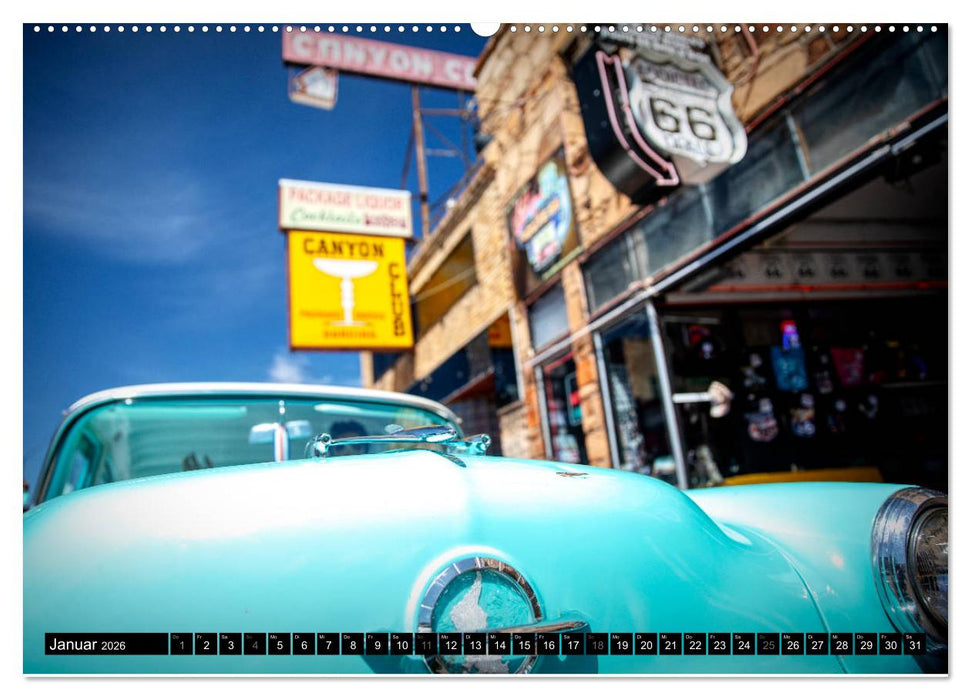 Go west Route 66 (CALVENDO Wandkalender 2026)