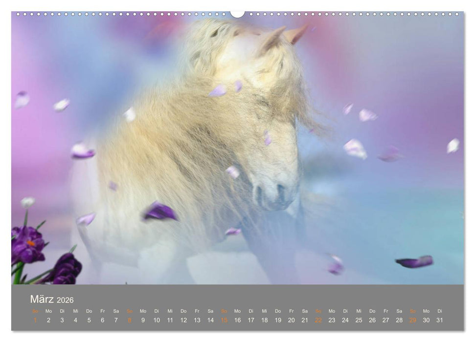 FANTASY Pferde Horses Caballos (CALVENDO Wandkalender 2026)