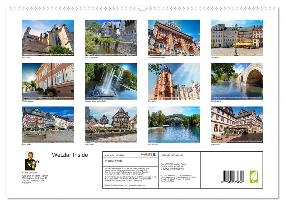 Wetzlar Inside (CALVENDO Premium Wandkalender 2026)