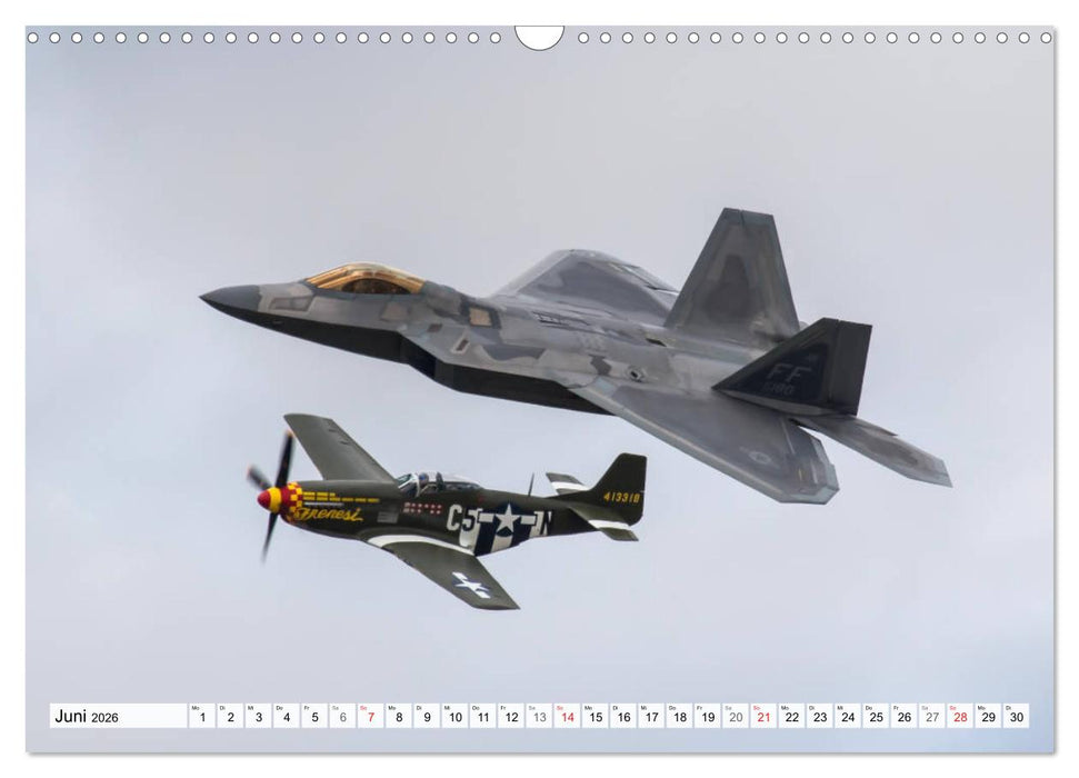 Militärjets am Boden und in der Luft (CALVENDO Wandkalender 2026)