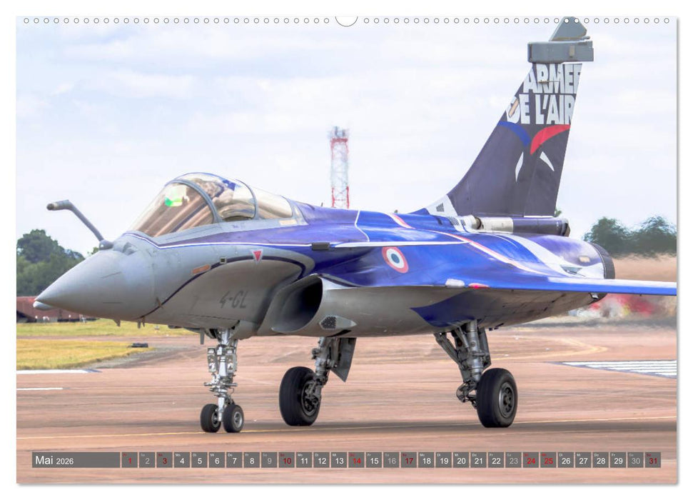Militärjets am Boden (CALVENDO Wandkalender 2026)
