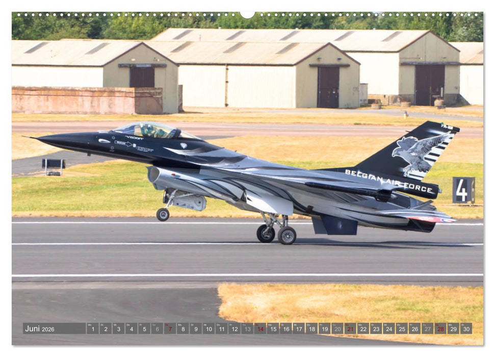 Militärjets am Boden (CALVENDO Wandkalender 2026)