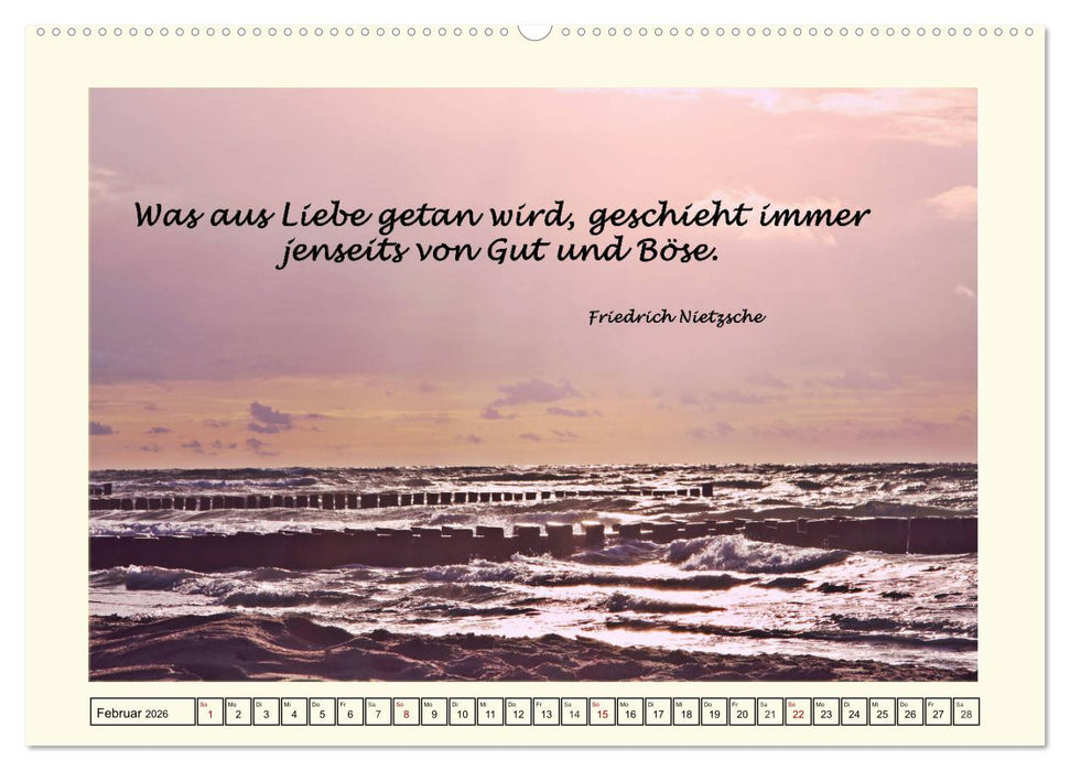 Zitate und Weisheiten (CALVENDO Wandkalender 2026)