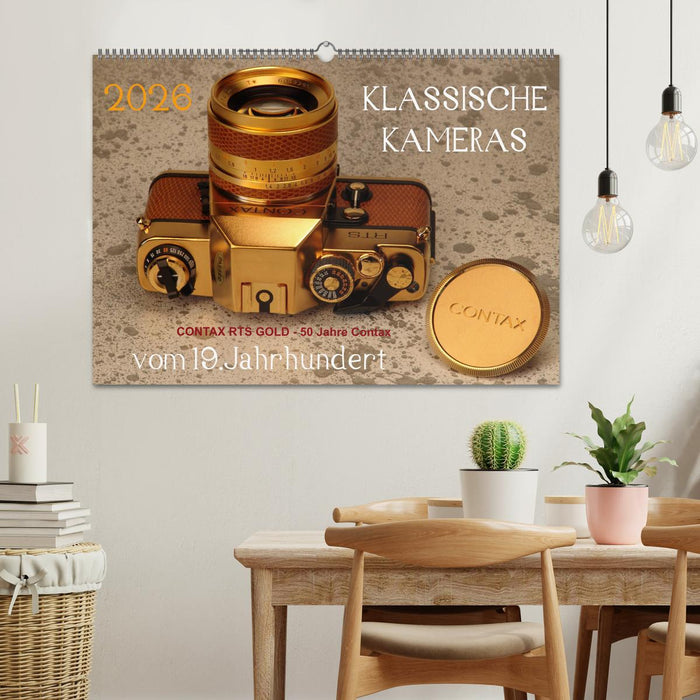 KLASSISCHE KAMERAS vom 19.Jahrhundert (CALVENDO Wandkalender 2026)