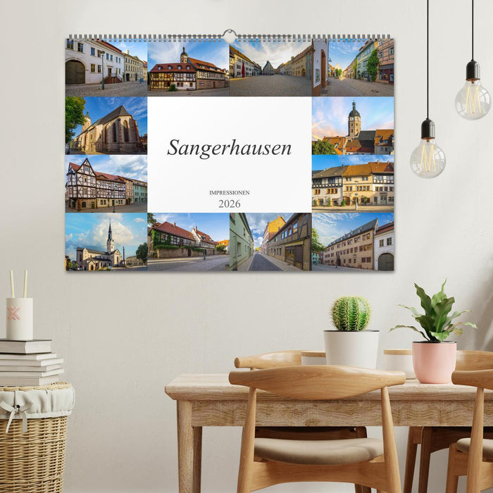 Sangerhausen Impressionen (CALVENDO Wandkalender 2026)