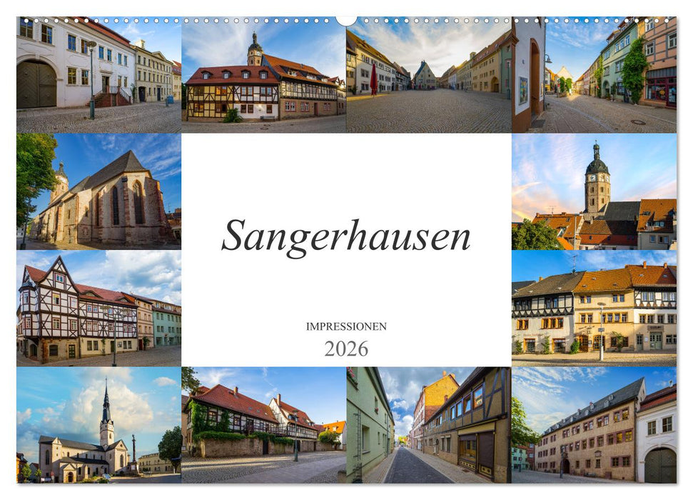 Sangerhausen Impressionen (CALVENDO Wandkalender 2026)