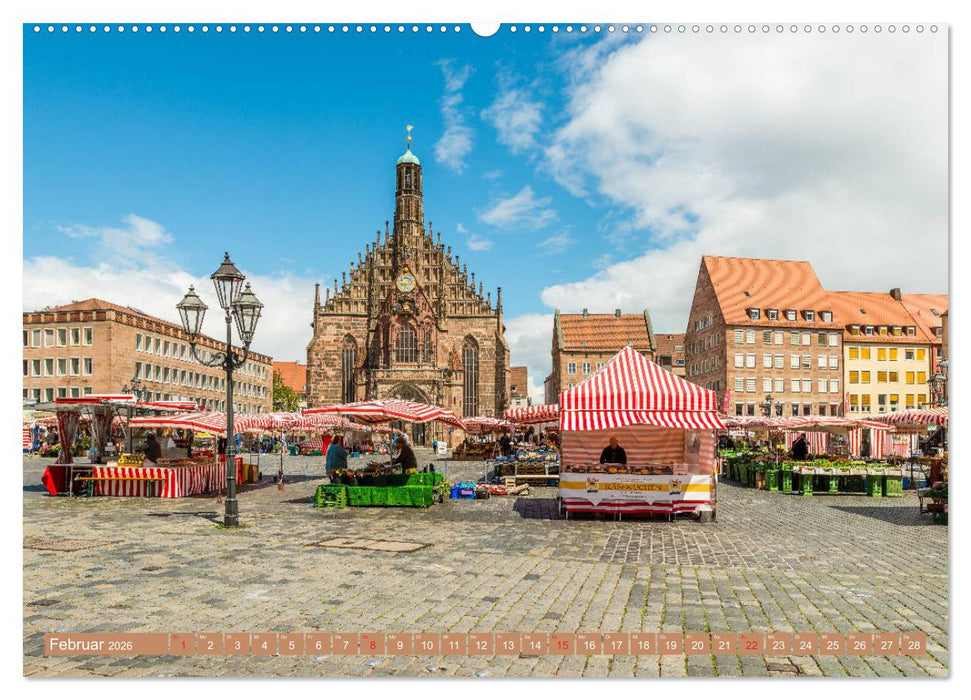 Nürnberg - Historische Altstadt (CALVENDO Wandkalender 2026)