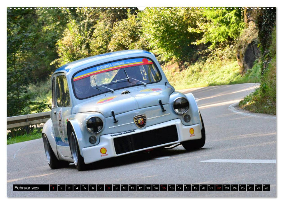 Italienische Oldtimer am Berg (CALVENDO Wandkalender 2026)