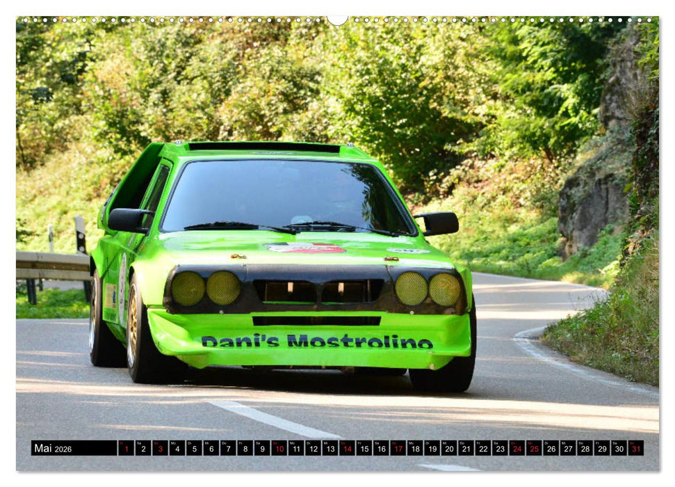 Italienische Oldtimer am Berg (CALVENDO Wandkalender 2026)