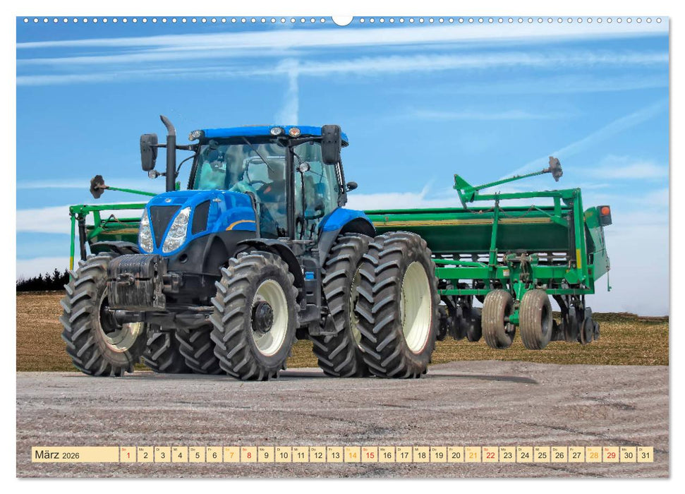 Traktoren - Giganten in der Landwirtschaft (CALVENDO Wandkalender 2026)