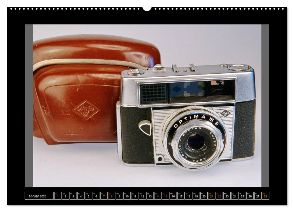 AGFA KAMERA OLDIES Klassische Kameras von 1926 - 1974 (CALVENDO Wandkalender 2026)