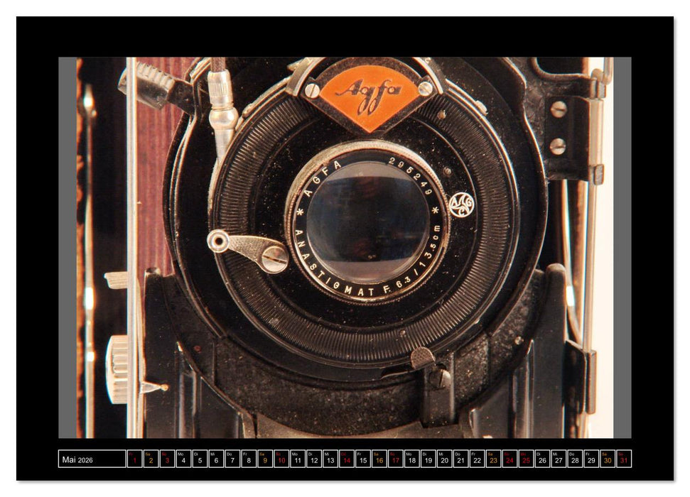 AGFA KAMERA OLDIES Klassische Kameras von 1926 - 1974 (CALVENDO Wandkalender 2026)