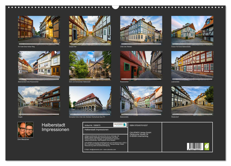 Halberstadt Impressionen (CALVENDO Wandkalender 2026)